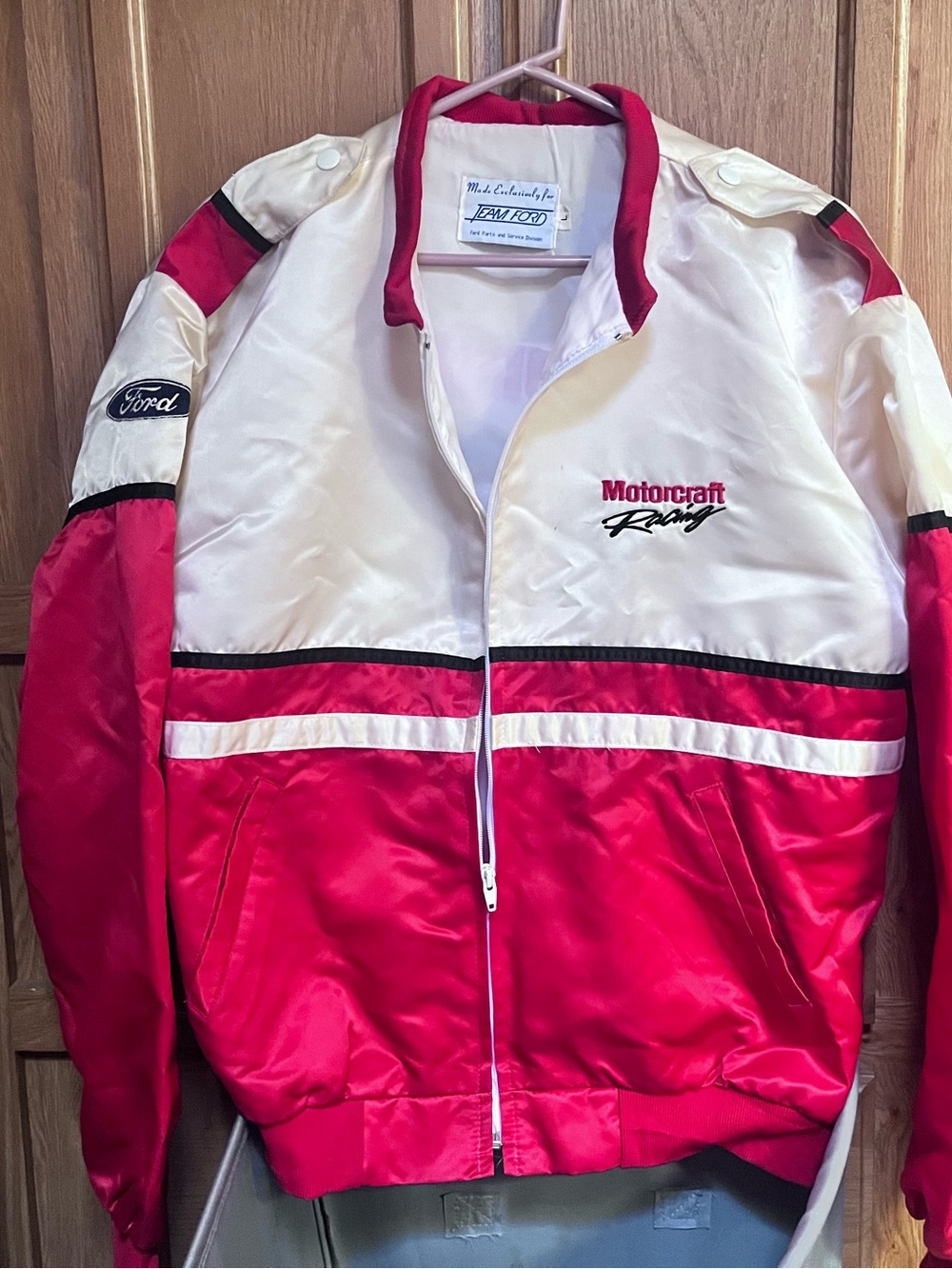 Vintage Ford Motorcraft racing jacket